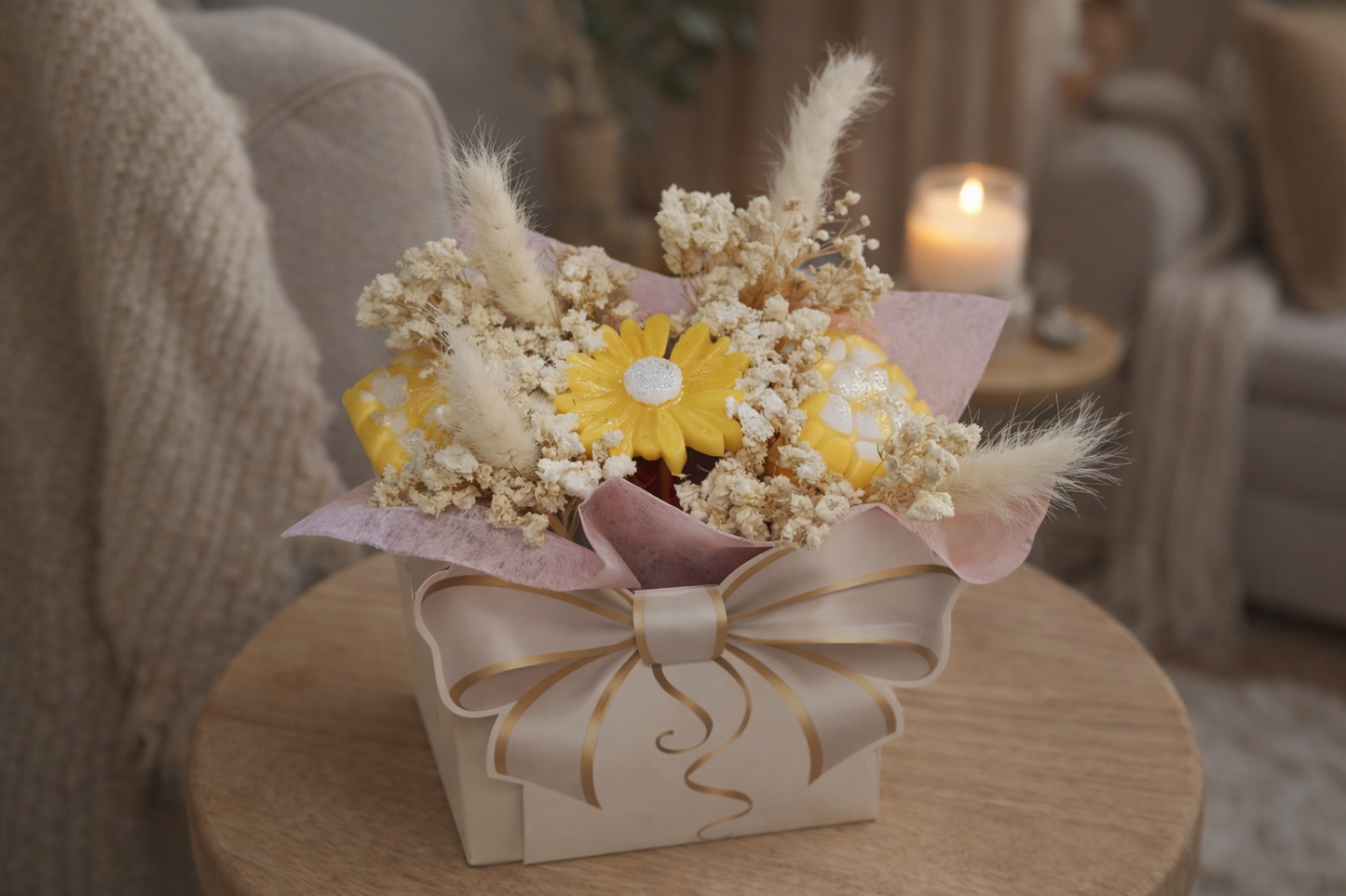 Bouquet 3 fondants Fleur de Tiaré