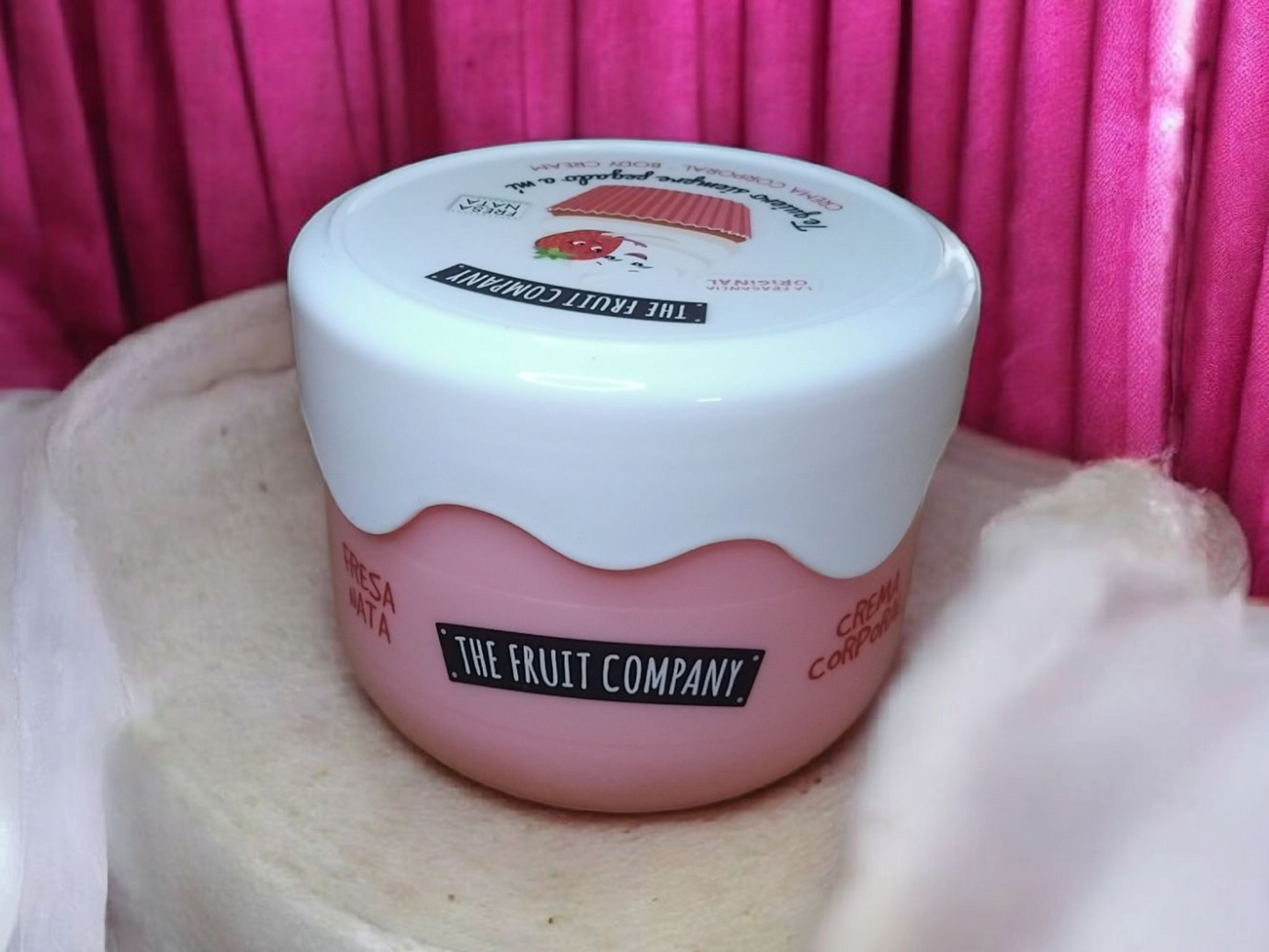 Crème Corporelle Parfumée Effet Soie (Fraise chantilly)
