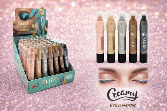 Couleurs de fards à paupières crémeux en bâton