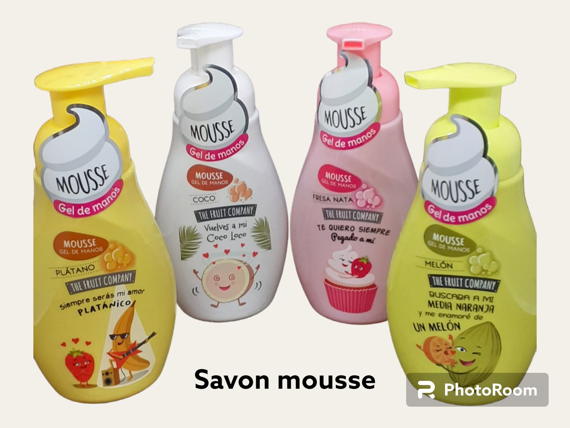 Savon mousse pour les mains The fruit company