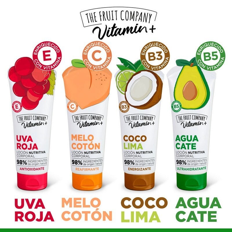 Lotion Hydratante Vitamine + The Fruit Company