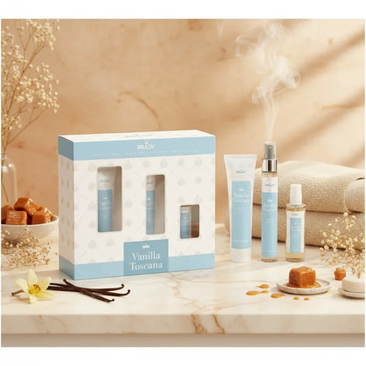 Coffret « Vanille Toscana » – Bain & Parfum