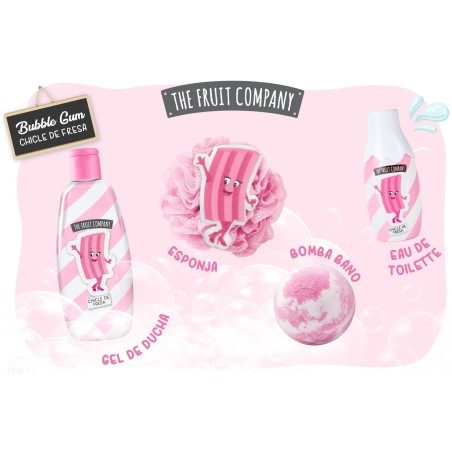Coffret Bain The Fruits Company Bubble Gum – 4 Produits