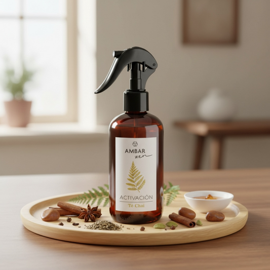 SPRAY D'AMBIANCE ET VOITURE AMBAR COLLECTION ZEN THE CHAI