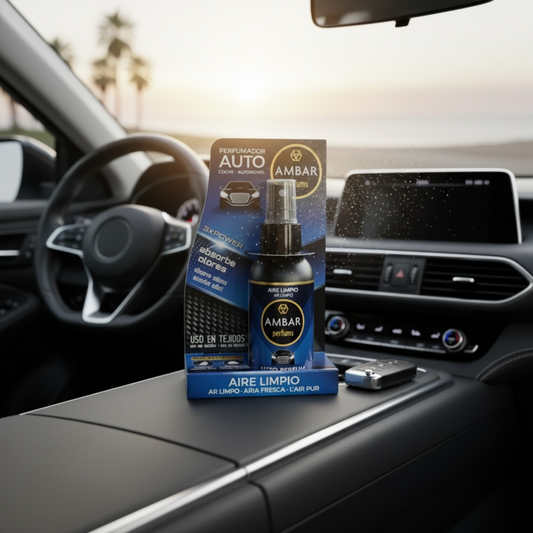 SPRAY DÉSODORISANT VOITURE AMBAR AIR PURE 90ML
